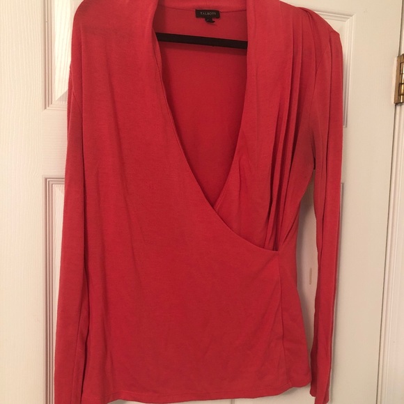 Talbots Faux Wrap Sweater - Picture 1 of 4